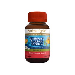 HERBS OF GOLD CHILDRENS PROBIOTIC 15 BILLION 50G ORAL POWDER