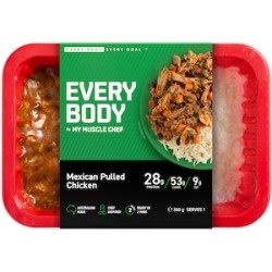 MY MUSCLE CHEF MEXICAN PULLED CHICKEN 340G