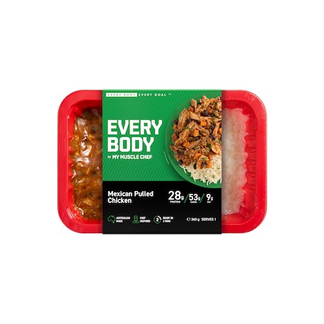 MY MUSCLE CHEF MEXICAN PULLED CHICKEN 340G