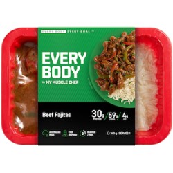 MY MUSCLE CHEF BEEF FAJITAS 340G