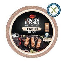 MRS TRANS KITCHEN BROWN RICE PAPER 375G