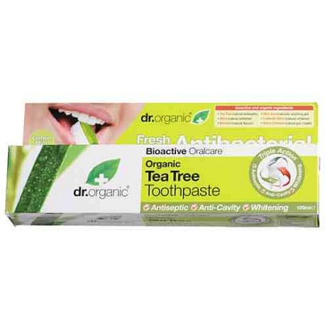 DR.ORGANIC ANTIBACTERIAL ORGANIC TEA TREE TOOTHPASTE 100ML