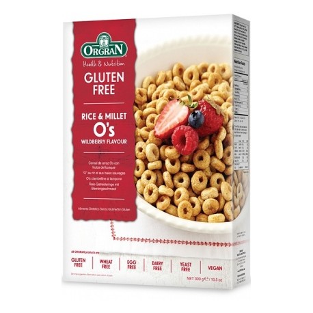 ORGRAN RICE AND MILLET OS WILDBERRY FLAVOUR 300G