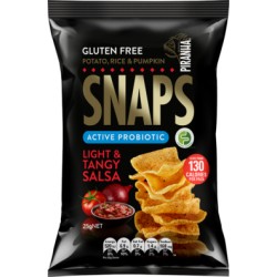 PIRANHA SNAPS LIGHT & TANGY SALSA 25G