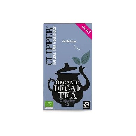 CLIPPER ORGANIC DECAF TEA 20 BAGS 50G