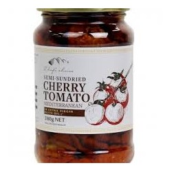 CHEFS CHOICE SEMI SUNDRIED CHERRY TOMATO MEDITERRANEAN 280G