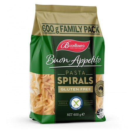 BUONTEMPO GLUTEN FREE PASTA SPIRALS 600G