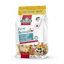 ORGRAN FARM ANIMALS RICE AND CORN SHAPED PASTA GLUTEN FREE 350G