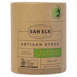 SAN ELK VEGETABLE LOW FODMAP STOCK 160G