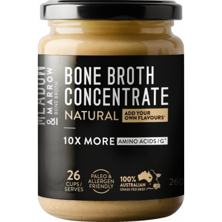 MEADOW AND MARROW BONE BROTH CONCENTRATE NATURAL 260G