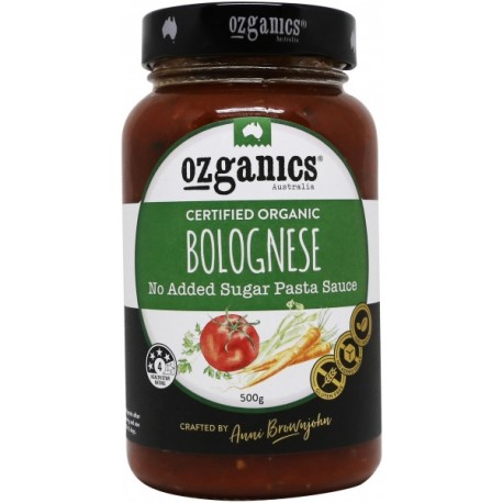 OZGANICS BOLOGNESE PASTA SAUCE 500G