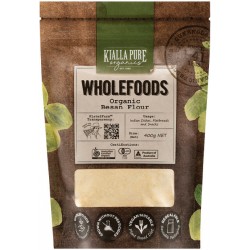 KIALLA WHOLEFOODS ORGANIC CHICKPEA BESAN FLOUR 400G