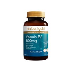 HERBS OF GOLD VITAMIN B3 500MG 60 TABLETS