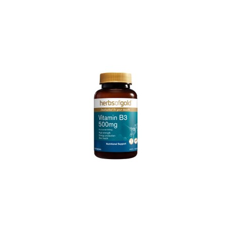 HERBS OF GOLD VITAMIN B3 500MG 60 TABLETS