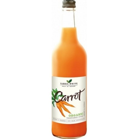 JAMES WHITE ORGANIC CARROT JUICE 750ML