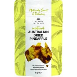 MAREEBA ORCHARDS AUSTRALIAN DRIED PINEAPPLE 57G