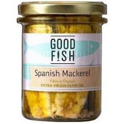 GOOD FISH MACKERAL IN OLIVE OIL 195G