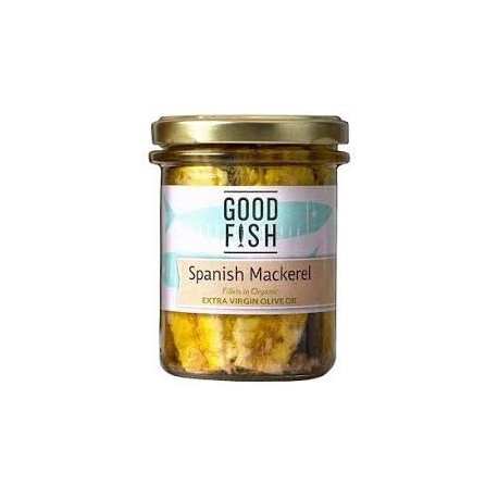 GOOD FISH MACKERAL IN OLIVE OIL 195G