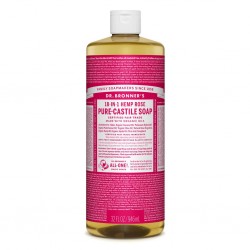 DR BRONNERS ROSE PURE-CASTILE SOAP 946ML