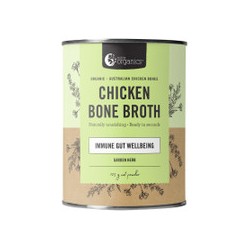 NUTRA ORGANICS CHICKEN BONE BROTH GARDEN HERB 125G