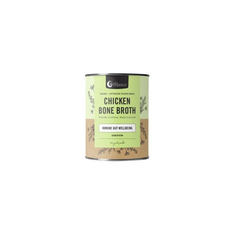 NUTRA ORGANICS CHICKEN BONE BROTH GARDEN HERB 125G