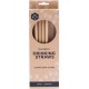 EVER ECO BAMBOO DRINKING STRAWS WITH CLEANING BRUSH STRAIGHT 4PK