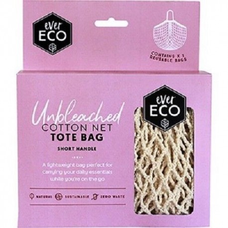 EVER ECO ORGANIC COTTON TOTE BAG SHORT HANDLE