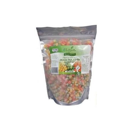 ELGIN ORGANIC MIXED PEA CORN & CARROT 600G