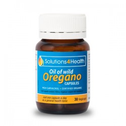 SOLUTIONS4HEALTH WILD OREGANO OIL 30 VEGICAPS