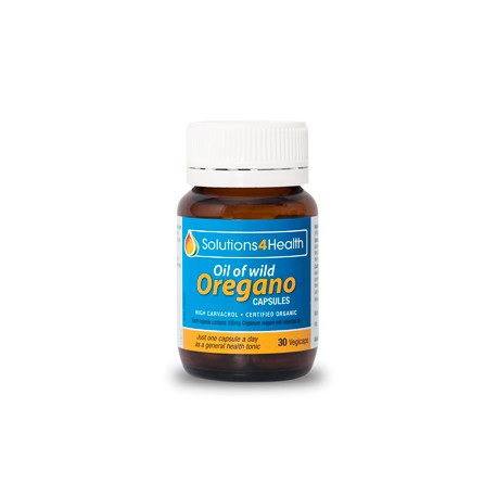 SOLUTIONS4HEALTH WILD OREGANO OIL 30 VEGICAPS