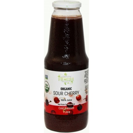 COMPLETE HEALTH PRODUCTS ORGANIC SOUR CHERRY JUICE COLD PRESSED 1L