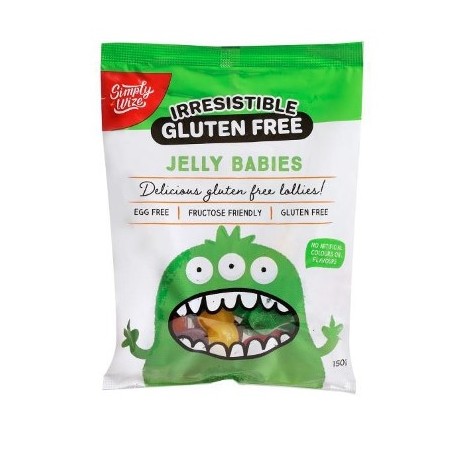 IRRERSISTIBLE JELLY BABY GLUTEN FREE 150G