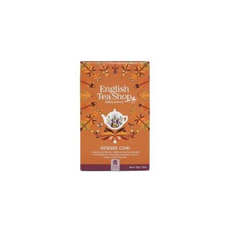 ENGLISH TEA SHOP ORGANIC INTENSE CHAI 35G 20 BAGS