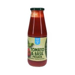 CHANTAL ORGANICS ORGANIC TOMATO AND BASIL PASSATA 680G