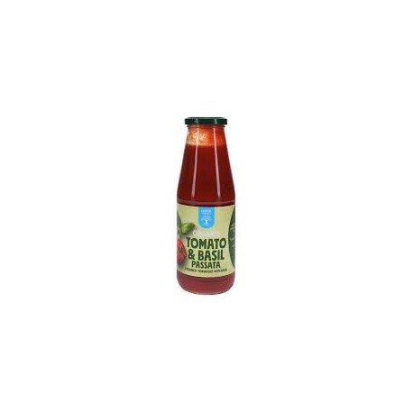 CHANTAL ORGANICS ORGANIC TOMATO AND BASIL PASSATA 680G