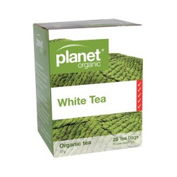 PLANET ORGANIC WHITE TEA 25 BAGS