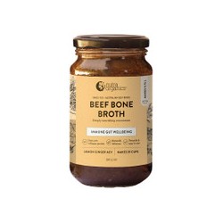 NUTRA ORGANICS BEEF BONE BROTH LEMON GINGER ACV CONCENTRATE 390G