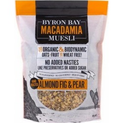 BYRON BAY MACADAMIA MUESLI ALMOND FIG & PEAR 450G