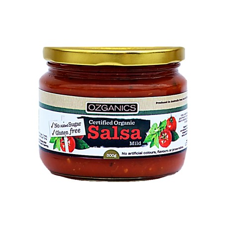 OZGANICS MILD SALSA GLUTEN FREE 320G