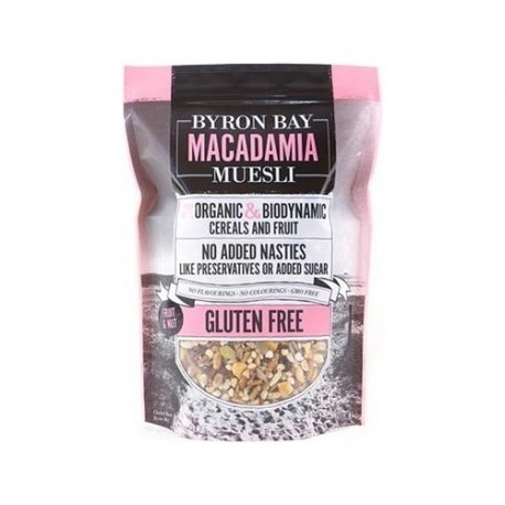 BYRON BAY MACADAMIA MUESLI GLUTEN FREE 350G