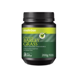 MELROSE ORGANIC BARLEY GRASS POWDER 200G