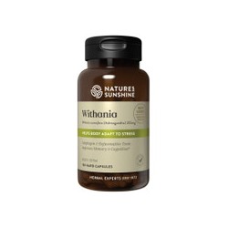 NATURES SUNSHINE WITHANIA ASHWAGANDHA 100 HARD CAPSULES