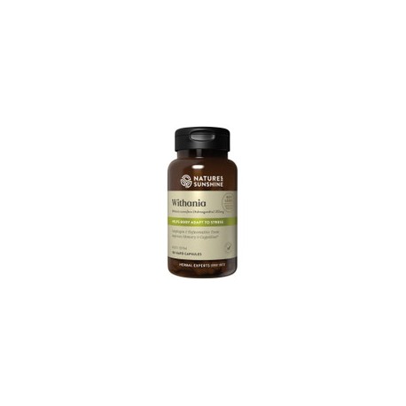 NATURES SUNSHINE WITHANIA ASHWAGANDHA 100 HARD CAPSULES