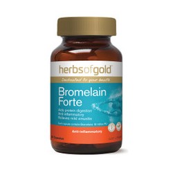 HERBS OF GOLD BROMELAIN FORTE 60 CAPSULES