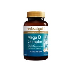 HERBS OF GOLD MEGA B COMPLEX 60 CAPSULES