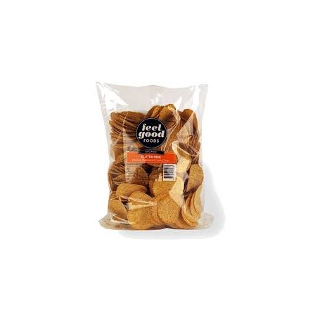 FEEL GOOD FOODS GLUTEN FREE NACHO CHEESE CORN CHIPS 400G