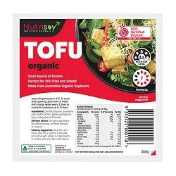 NUTRISOY ORGANIC TOFU 350G