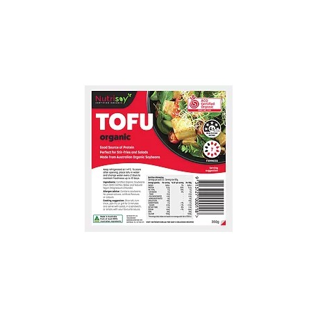 NUTRISOY ORGANIC TOFU 350G