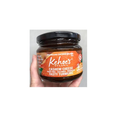 KEHOE'S ORGANIC CASHEW CHEESE TASTY TURMERIC 250G