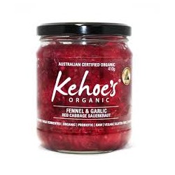 KEHOES FENNEL AND GARLIC SAUERKRAUT 410G